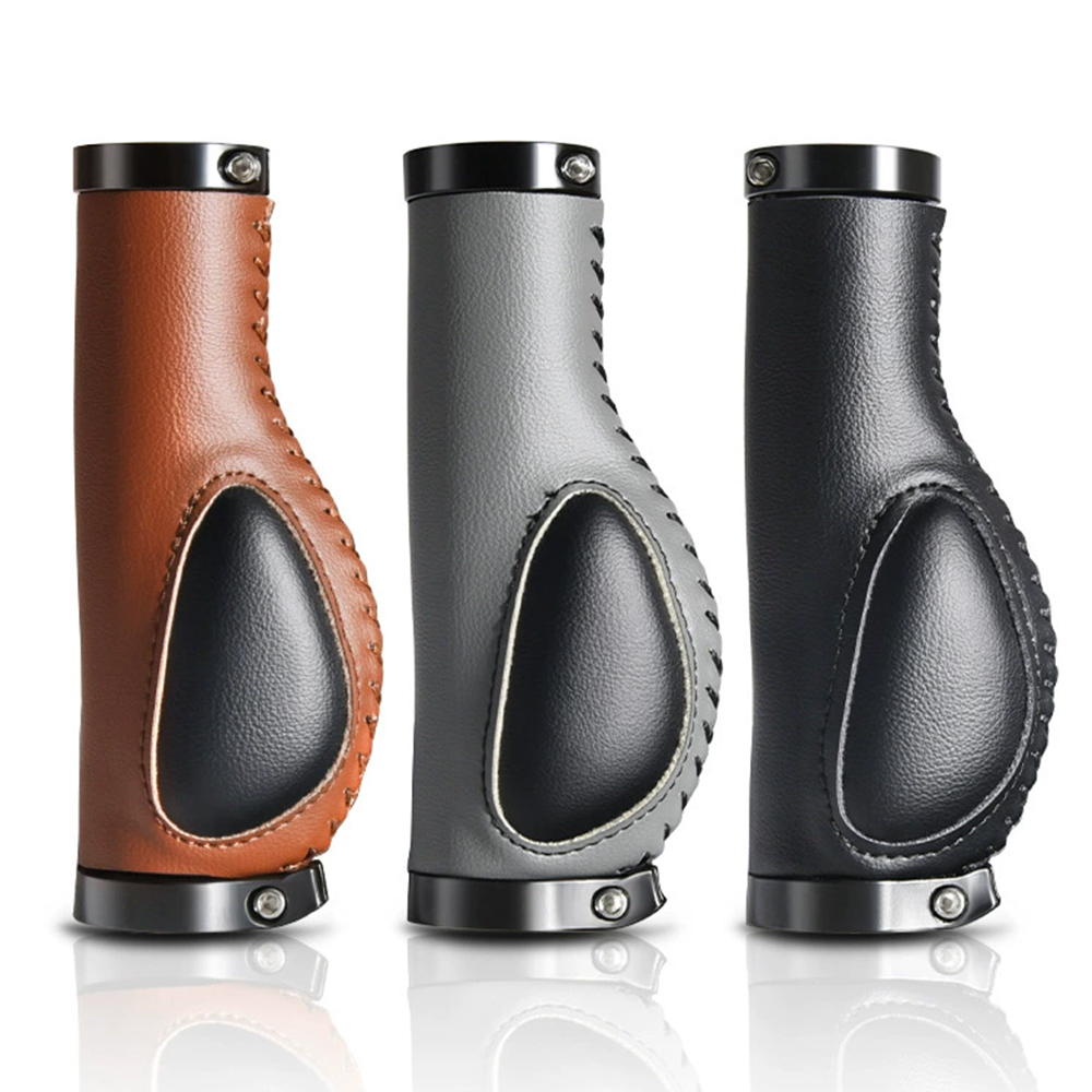 Mtb Grip Lock On - مقابض دراجة جلدية من السيليكون السائل،