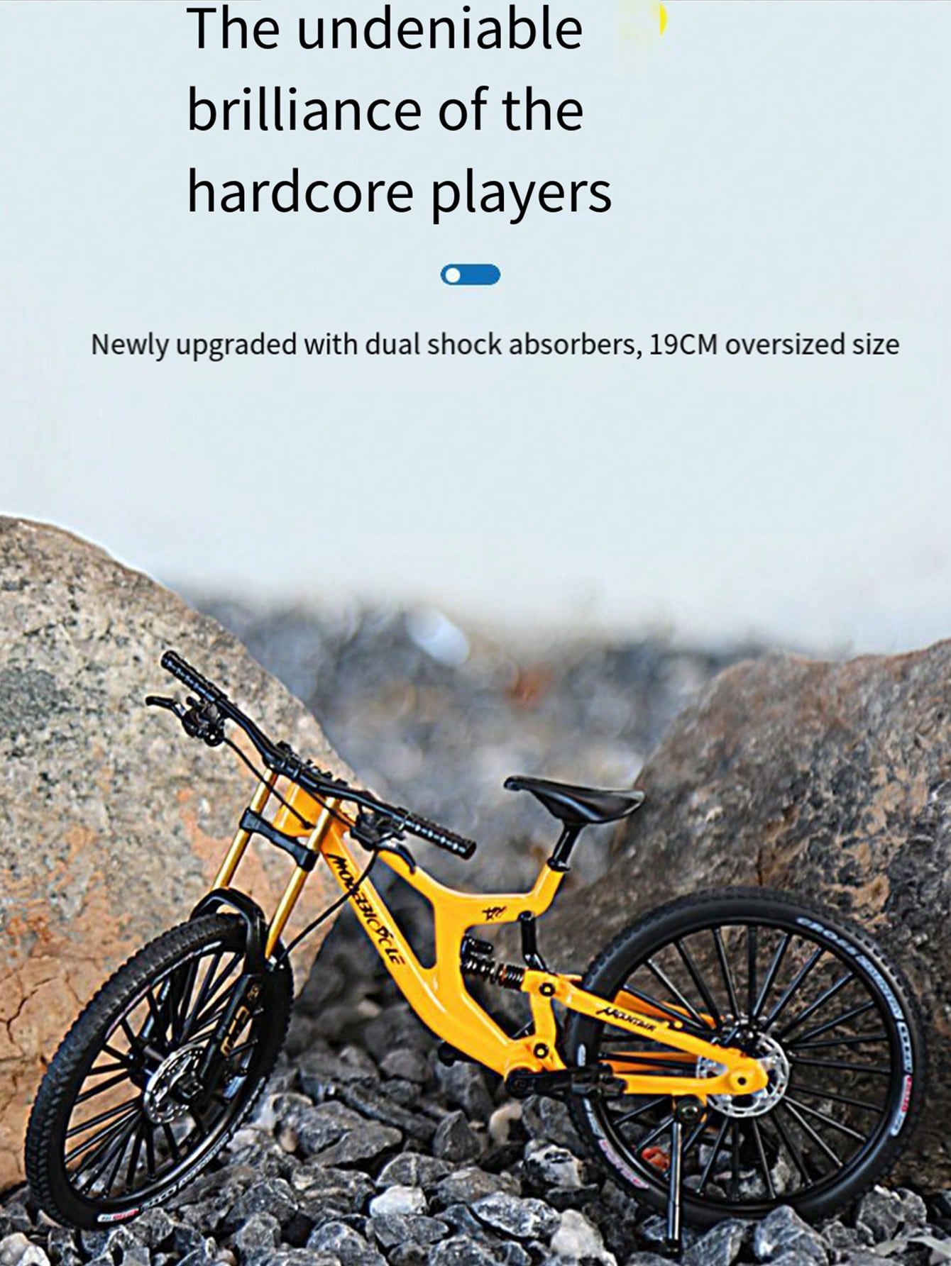 Mountain Biking Game - دراجة جبلية مطورة بمخمدات صدمات مزدوجة