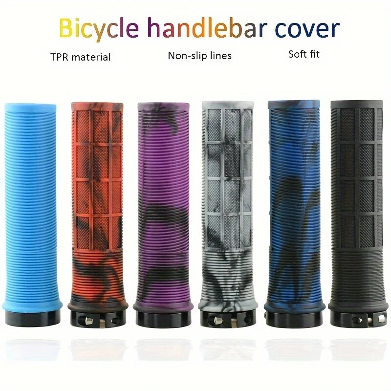 Mtb Grip Lock On - TPR دراجة القبضات المتكاملة دراجة المقود