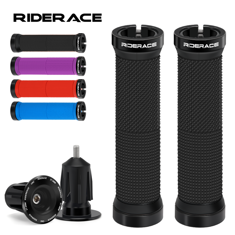 Mtb Grip Lock On - زوج واحد من مقابض الدراجة مع