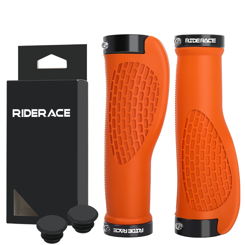 Mtb Grip Lock On - مقابض مطاطية للدراجات من رايديريس، غطاء