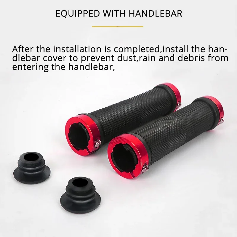 2 قطعة قفل على دراجة القبضات ا - مراجعة Mtb Grip Lock On وسعره