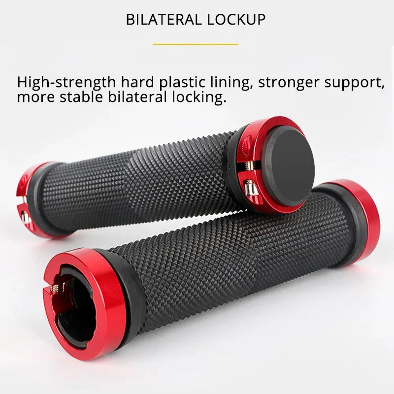 2 قطعة قفل على دراجة القبضات ا - مراجعة Mtb Grip Lock On وسعره