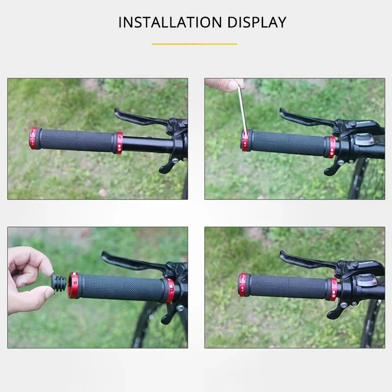 2 قطعة قفل على دراجة القبضات ا - مراجعة Mtb Grip Lock On وسعره