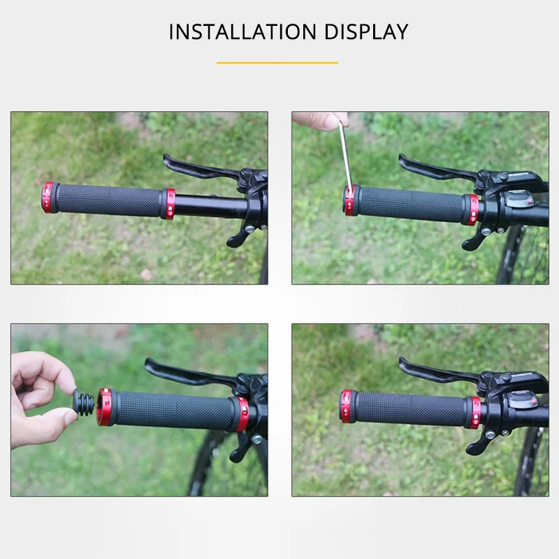 الجبلية دراجة مقبض مقود دراجة  - مراجعة Mtb Grip Lock On وسعره