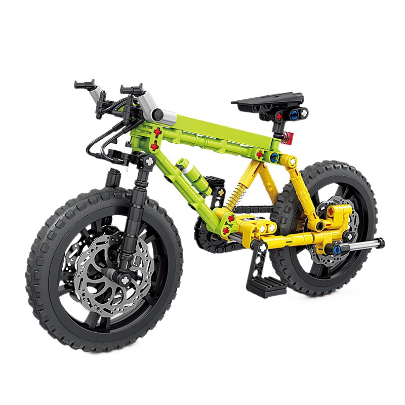 مجموعة مكعبات بناء دراجة جبلية - مراجعة Mountain Biking Game وسعره