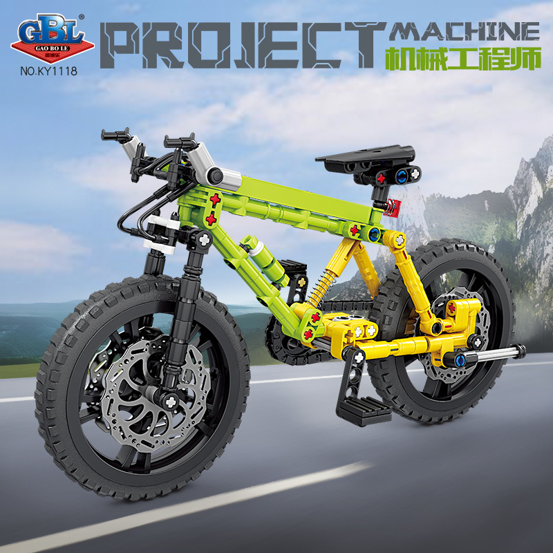 مجموعة مكعبات بناء دراجة جبلية - مراجعة Mountain Biking Game وسعره