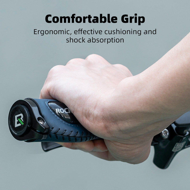 ROCKBROS دراجة السيطرة امتصاص  - مراجعة Mtb Grip Lock On وسعره