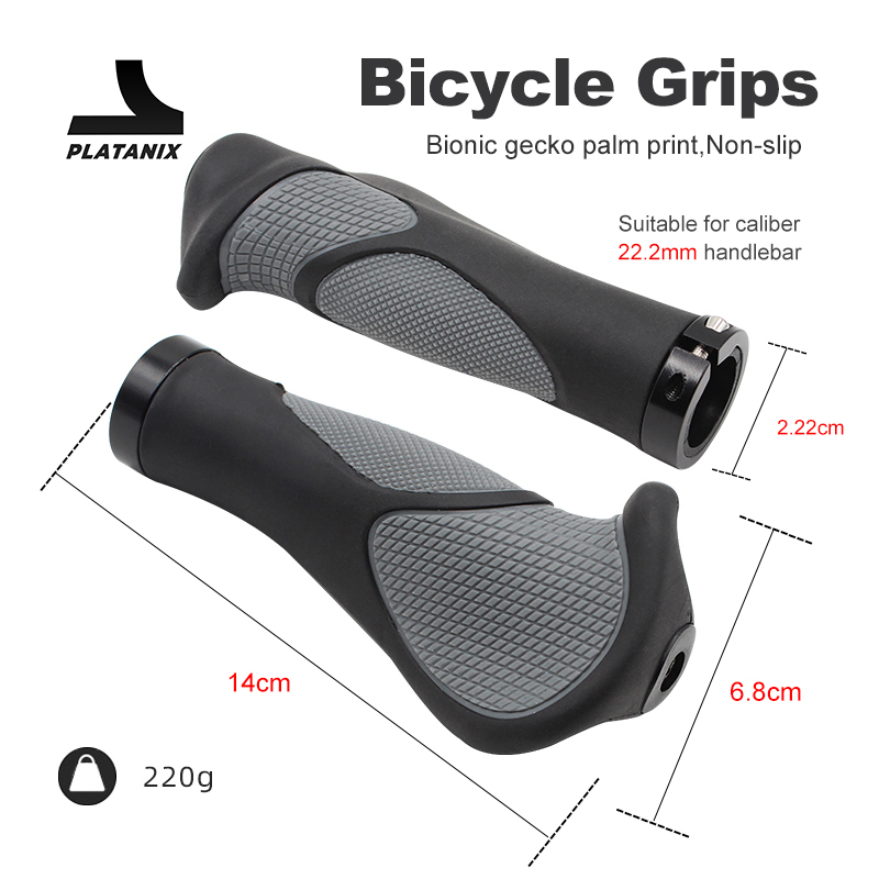 PLATANIX مقابض دراجة هوائية مر - مراجعة Mtb Grip Lock On وسعره