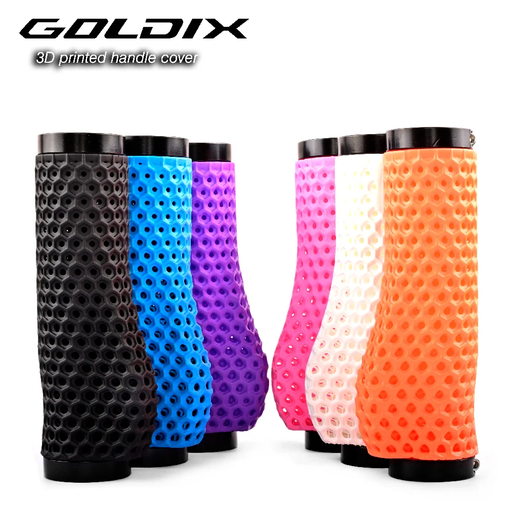 مقابض مقود GOLDIX مطبوعة بتقني - مراجعة Mtb Grip Lock On وسعره