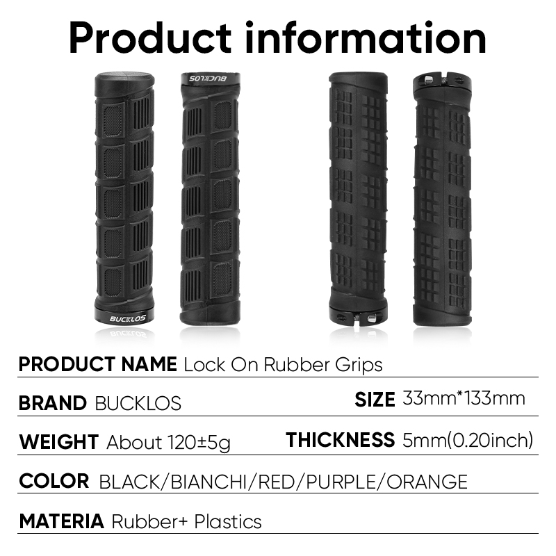 BUCKLOS دراجة المقود القبضات ق - مراجعة Mtb Grip Lock On وسعره