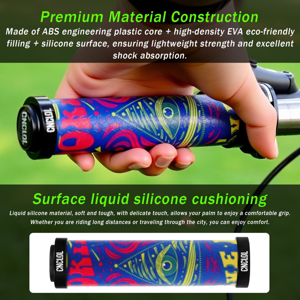 مقابض دراجة ثلاثية الأبعاد من  - مراجعة Mtb Grip Lock On وسعره