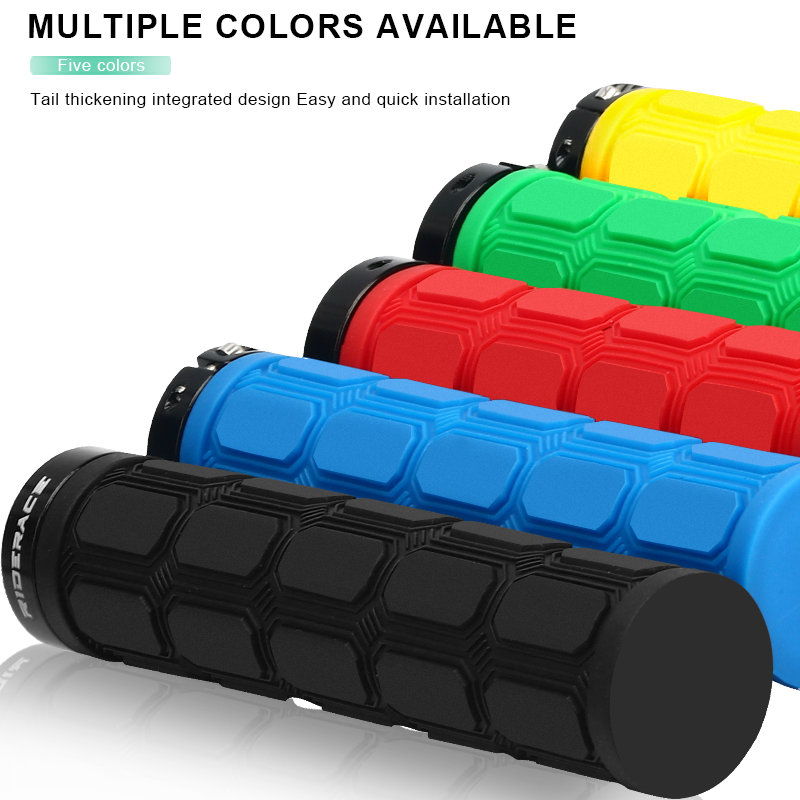 غطاء مقود دراجة RIDERACE مطاطي - مراجعة Mtb Grip Lock On وسعره