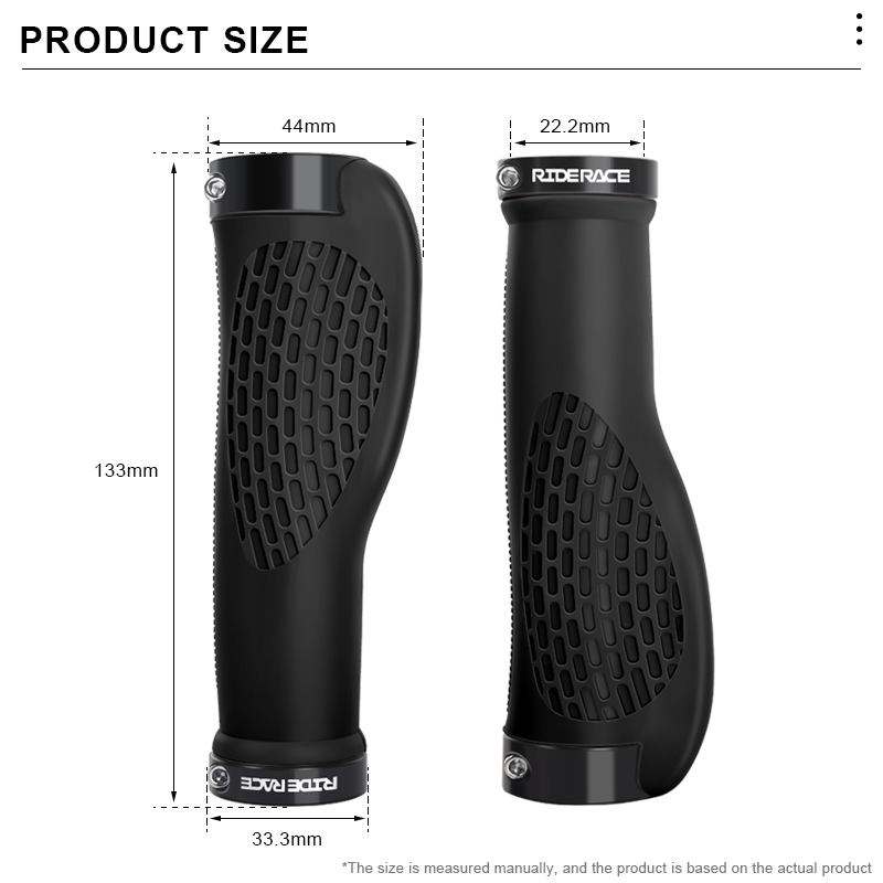مقابض مطاطية للدراجات من رايدي - مراجعة Mtb Grip Lock On وسعره